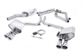 Catback výfuk Milltek Audi S5 B8.5 3.0 TFSI Sportback (12-) - verze s klapkami - koncovky leštěné | High performance parts