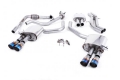 Catback výfuk Milltek Audi S5 B9 3.0 TFSI V6 Sportback bez sport. difer., s výzt./bez výzt. (17-) - verze s rezonátorem - koncovky titanové modré GT90 (homologace) | High performance parts