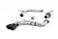 Catback výfuk Milltek Audi A3 8V 2.0 TDI 150PS 2WD MQB (13-) - verze s rezonátorem - koncovka černá (homologace) | High performance parts