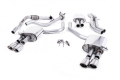 Catback výfuk Milltek Audi S4 B9 3.0 TFSI V6 Sedan/Avant bez sport. difer. (16-) - verze s rezonátorem - koncovky leštěné Oval (homologace) | High performance parts