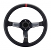 Sportovní volant SW575 - 350mm kůže / 63mm - černý/černý | High performance parts