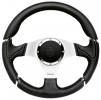 Volant Momo Millenium Sport 320mm - černý/stříbrný - kůže (homologace) | High performance parts
