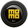 Tlačítko klaksonu Momo pro sportovní volant - černé/žluté Heritage | High performance parts