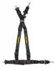 Bezpečnostní pás Schroth QuickFit 4-bodový černý - očko (E homologace) - pravý | High performance parts
