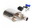 Koncový tlumič výfuku s výfukovou klapkou ProRacing - nerez - 63,5mm | High performance parts