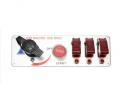 Startovací panel hliníkový - 3x přepínač kill switch + odpojovač + start. tlačítko | High performance parts