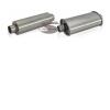 Tlumič výfuku HJS kulatý - 76mm / délka 400mm - nerez | High performance parts