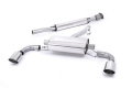 Secondary catback výfuk Milltek Toyota GT86 2.0 (12-) - verze s rezonátorem - koncovky leštěné (homologace) | High performance parts