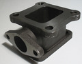 Redukční adaptér na turbo Toyota MR2 (CT26) > T3 + wastegate 35/38mm (litina) | High performance parts