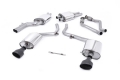 Catback výfuk Milltek Audi S5 B8 Sportback 3.0 TFSI Quattro (10-11) - verze s rezonátorem - koncovky černé Oval (homologace) | High performance parts