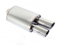 Koncový tlumič výfuku ProRacing MP16 - nerez - 57mm | High performance parts