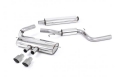 Catback výfuk Milltek Ford Focus Mk3 ST 2.0 EcoBoost 5-dv. hatchback (12-) - verze s rezonátorem - koncovky titanové (homologace) | High performance parts