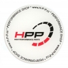 3D samolepka HPP kruhová bílá - průměr 60mm | High performance parts