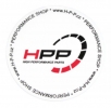 Samolepka HPP kruhová bílá - průměr 60mm | High performance parts