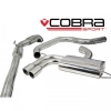 Turboback výfuk Cobra Sport Audi A3 8P 2.0 TFSI 2WD 3/5dv. (04-12) - verze bez rezonátoru a sport. katalyzátorem | High performance parts