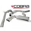 Turboback výfuk Cobra Sport Audi A3 8P 2.0 TFSI 2WD 3/5dv. (04-12) - verze s rezonátorem a náhradou katalyzátoru | High performance parts