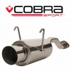 Zadní tlumič výfuku Cobra Sport Honda Civic EP3 2.0 Type-R (00-06) - koncovka kulatá Jap style | High performance parts