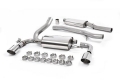 Catback výfuk Milltek Ford Focus Mk3 RS 2.3T EcoBoost 5-dv. Hatchback (16-) - verze s rezonátorem - koncovky leštěné (homologace) | High performance parts