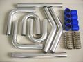 Univerzální set hadic a trubek pro intercooler -  57mm - modrý | 