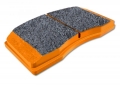 Zadní brzdové destičky EBC Orangestuff do D2 Racing BBK 380mm - track/rally/race |