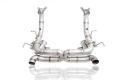 Manifold back výfuk s náhradami katalyzátorů Innotech (IPE) na Ferrari 458 Speciale 4.5 V8 (14-15) - titanový | 