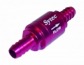 Zpětný ventil celo hliníkový Sytec - hadice 8mm - červený | 