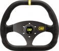 Volant OMP Kubic 310x265mm - černý/černý - semiš  | 