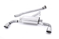 Secondary catback výfuk Milltek Toyota GT86 2.0 (12-) - verze bez rezonátoru - koncovky leštěné |