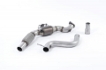 Downpipe se sportovním katalyzátorem Milltek Ford Mustang 2.3T EcoBoost Fastback (15-18) - OEM výfuk |