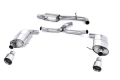 Catback výfuk Milltek VW Golf 7 2.0 TFSI Alltrack/Kombi 4-Motion (16-) - verze s rezonátorem - koncovky leštěné | 