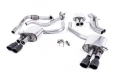 Catback výfuk Milltek Audi S5 B9 3.0 TFSI V6 Sportback sport. difer, bez výzt. (17-) - verze s rezonátorem - koncovky černé Oval (homologace) | 