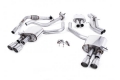 Catback výfuk Milltek Audi S4 B9 3.0 TFSI V6 Sedan/Avant bez sport. difer. (16-) - verze s rezonátorem - koncovky leštěné GT90 (homologace) | 