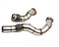 Downpipes s náhradami katalyzátorů FTP Motorsport BMW F87 M2 Competition Coupe 3.0 S55 (18-) | 