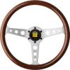 Volant Momo Heritage Line Indy 350mm - stříbrný/dřevěný | 