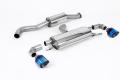 Particulate filter back výfuk Milltek Toyota Yaris GR 1.6T filtr OPF/GPF (20-) - verze s rezonátorem - koncovky titanové modré (homologace) | 