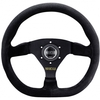 Volant Sparco L360 330mm - černý/černý - semiš | 