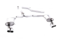 Catback výfuk Milltek Audi A4 B8 2.0 TDi 140/177PS 2WD Sedan/Avant (09-11) - koncovky leštěné Quad | 