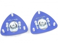Zadní horní uložení tlumičů (Pillowball Top Mounts) Silver Project Subaru Impreza GC (92-00) | 