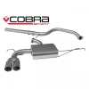 Catback výfuk Cobra Sport Audi A3 8P 2.0 TDI 2WD 140PS 3dv. bez DPF (03-12) |