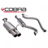 Catback výfuk Cobra Sport Ford Fiesta Mk7 1.0T Ecoboost Zetec (13-) - verze s rezonátorem | 