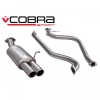 Catback výfuk Cobra Sport Ford Fiesta Mk7 1.0T Ecoboost Zetec (13-) - verze bez rezonátoru | 